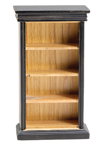Bookshelf without Books, Black and Pine